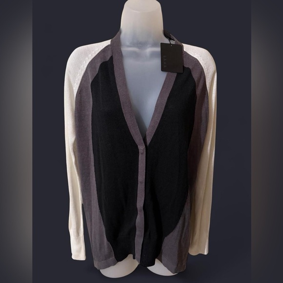 L.A.M.B. Sweaters - L.A.M.B Gwen Stefani color block Cardigan